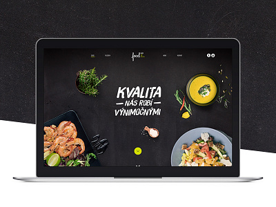 Food 2.0 Web black blackboard brand darencurtis design food fresh healthy tasty topview web