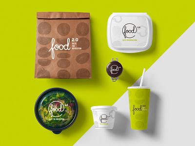 Food 2 0 Logo By Daren Curtis On Dribbble