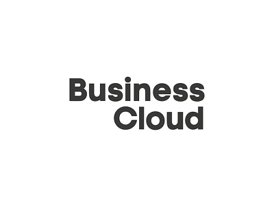 Bussines Cloud logo business cloud darencurtis design logo simple strong style typography