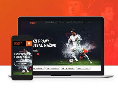 Futbalovy sen web darencurtis design dream football football dream fun logo logodesign orange sport strong typography