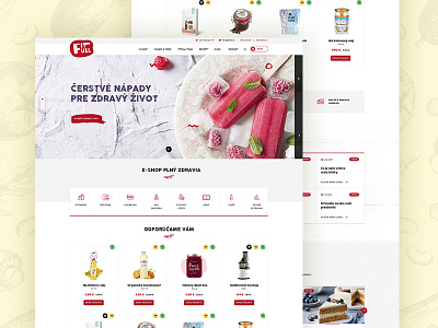 Fitfull web darencurtis design elegant food fresh healthy homepage mobile responsive web webdesign website