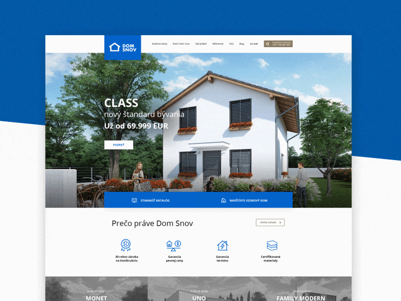 Dom snow webdesign build darencurtis design dream house web webdesign website