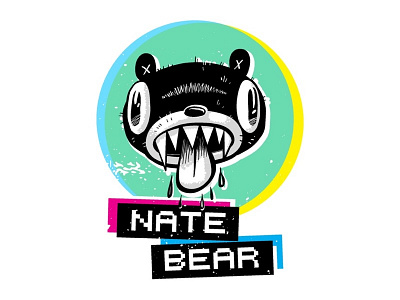 Nate Bear Logo logo logo design logos