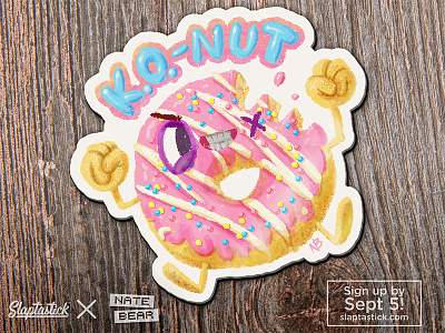 Slaptastick Donut donuts foodie food slaptastick stickers