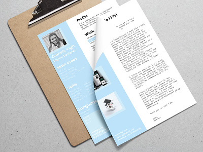 Resume and cover letter cover letter design layout motivation resume