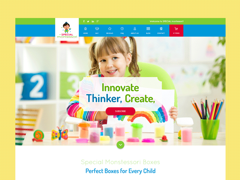 Special children education icons kids material design pakages pakistan testimonial ui design user experiance user interface web site
