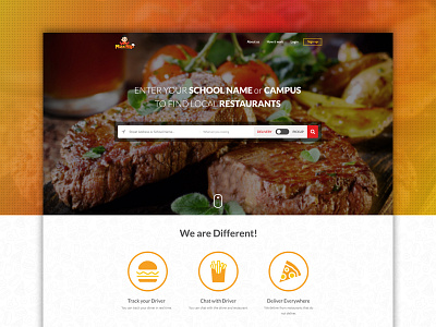 Maxnip burger fast food food material designer restaurant user experience design user interface design