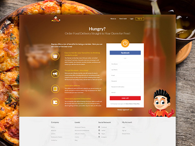 Maxnip Sign In & Sign Up Pages food material design pakistan restaurant ui ux website