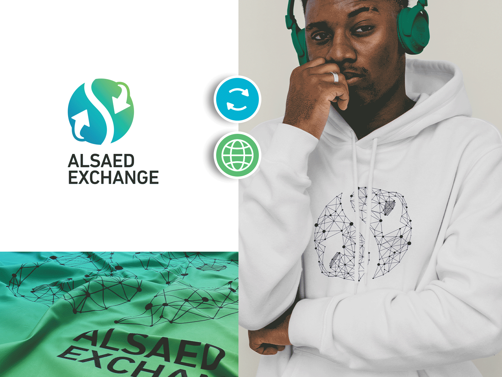 AlSaed Exchange brand branding creative logo currency design exchange exchange arrows exchange rates globe graphic design logo logo design logodesign money professional logo
