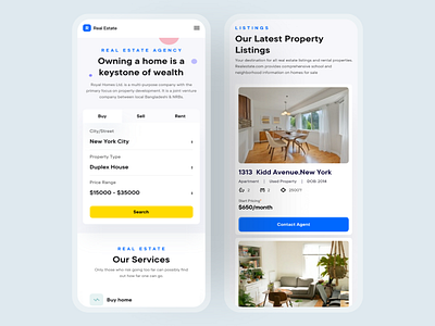 Real Estate : Mobile Responsive