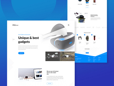 Promax : Landing Page Design Concept branding creative design design design inspiration ecommerce landing page minimal ui ui design ui ux user experience user interface ux web web design web ui website