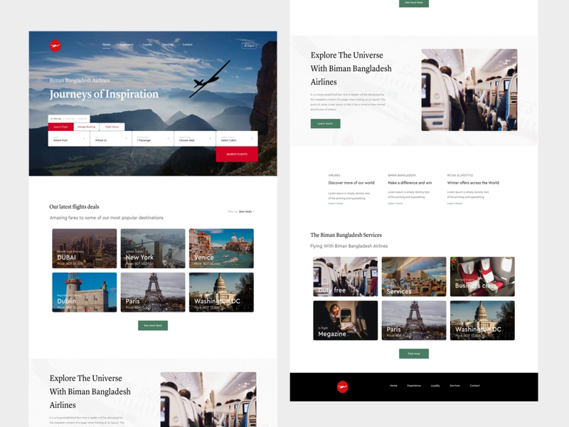 Full Landing Page Interaction - Behance Case Study by Arafat Ahmed ...