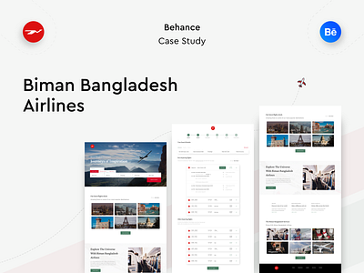 Biman Bangladesh Airlines - UX Case Study airlines airlines web behance behance project case study creative design design design inspiration flight booking flight booking app ui ui design ui ux user experience user interface ux web web design web ui website