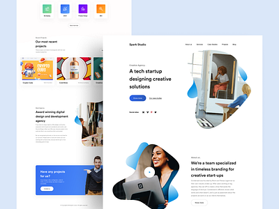 Agency Landing page