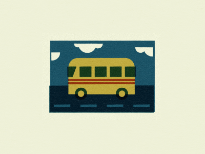 Bus on a Road