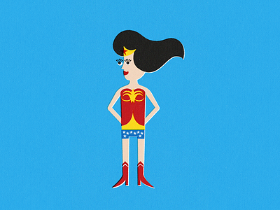 Wonder Woman illustration superheroine wonder woman