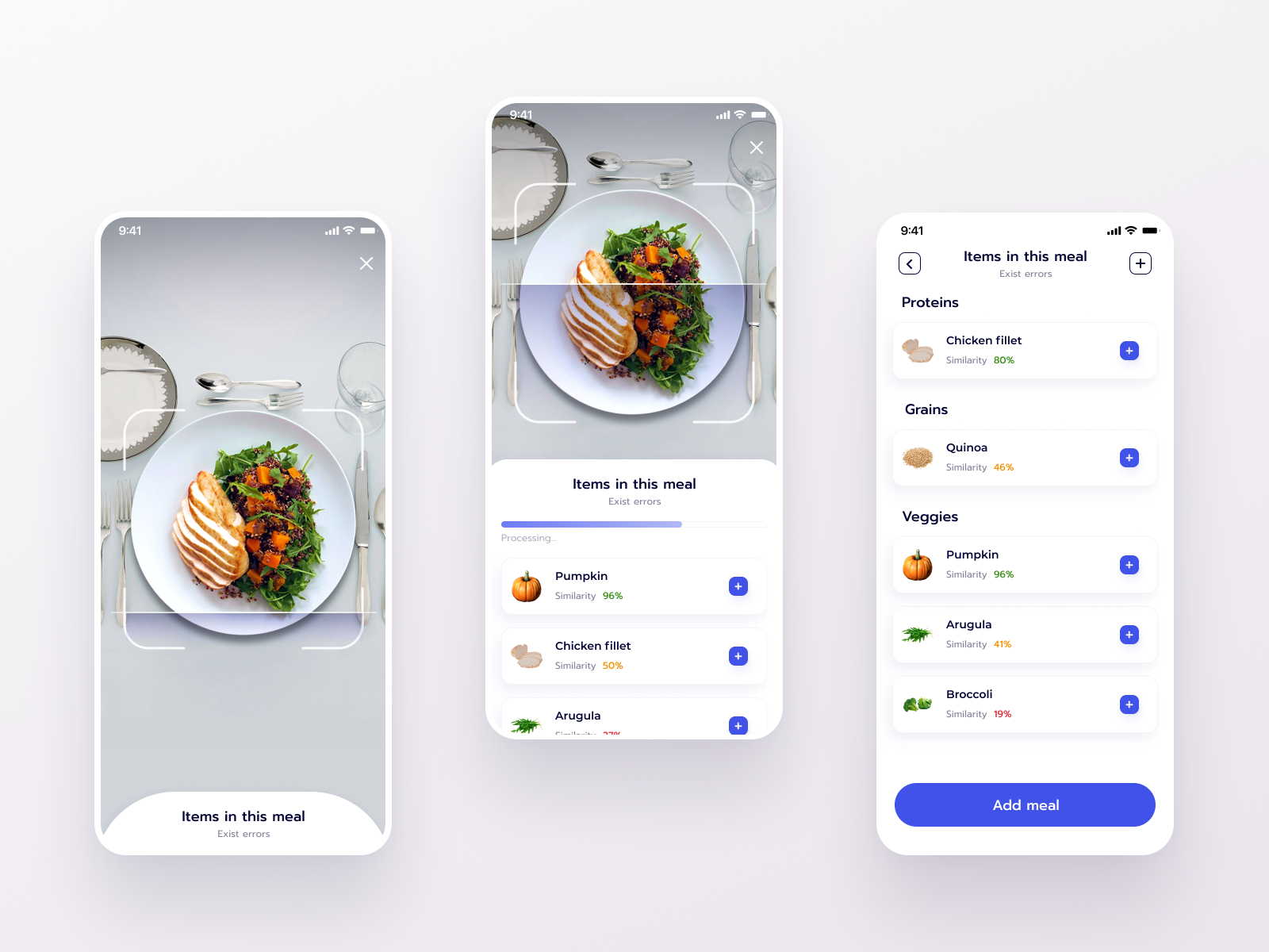 App Concept Meal Tracker By Lyubov Kurach On Dribbble