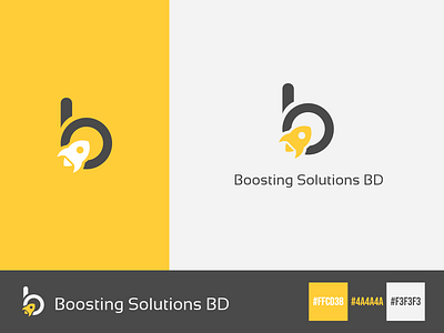 Boosting Solutions BD advertising boost boosting brand brand identity branding concept design digital marketing logo social boosting social media vector