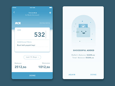 Simple Wallet App2 app card design illustration input iphone number screen splash ui ux wallet