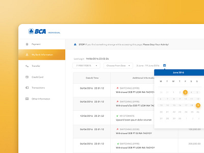 i-Banking BCA Individual Redesign