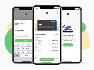Tapwallet - See Where Your Money Go app design empty state illustration ios iphonex modal box wallet