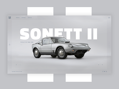 Saab Sonett II automobile car design interface saab sonett sonett ii web