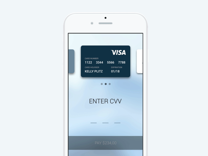 Checkout settings (Daily UI #007) card checkout clean credit card mobile mobile ui payment paypal screen setting ui visa