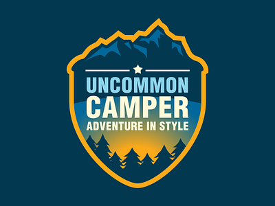 Uncommon Camper Logo branding design icon illustration logo logo design type typography vector