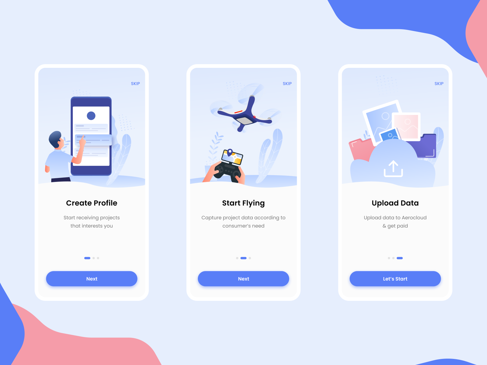 Aerologix Onboarding by Yash Natani on Dribbble