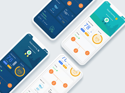 Home automation app android app concept dark dark ui dribbble home automation ui uiux ux