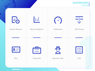 Parking Dashboard Icons dashboad design icon iconpack line icons parking ui dashboard uidesign