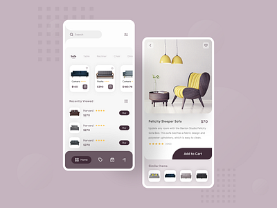 Furniture Shopping App android app art branding concept design designs dribbble figma flat furniture furniture app furniture store ios typography ui uiux ux