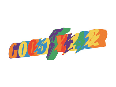 Goodyear branding design illustration lettering logo type typography vector