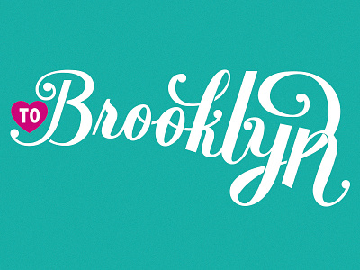 Brooklyn lettering type typography