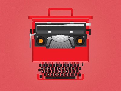 Olivetti Valentine illustration vector