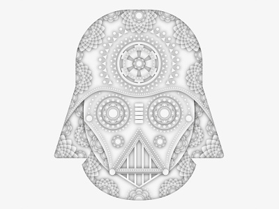 Darth darth design illustration illustrator skull space vector