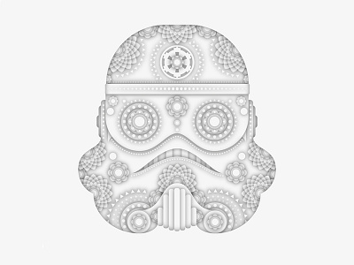 Stormtrooper design illustration illustrator skull space starwars stormtrooper vector