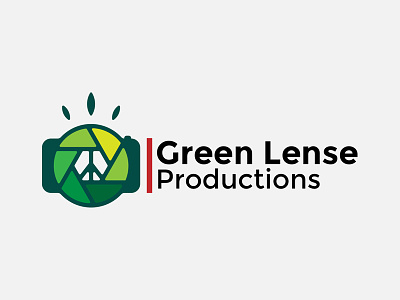 Green Lense green lense logo logotype photography