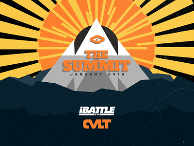 THE SUMMIT iBattleTV battle rap graphic design logotype poster