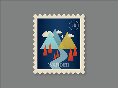 Mountain Stamp