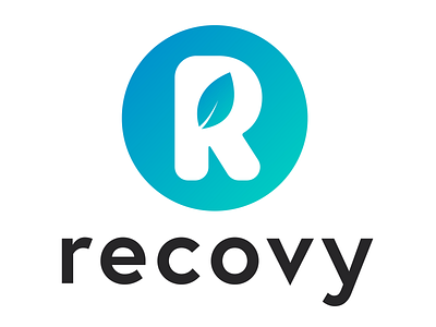 Recovy branding illustrator logo logodesign