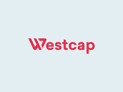 Westcap clean finance logo design red