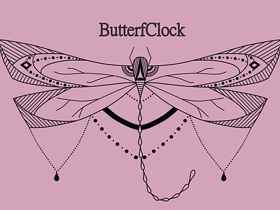 Lilu butterflies butterfly dark dark art design fly illustration insect vector