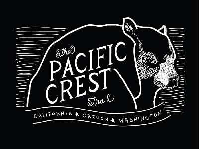 Pacific Crest Trail Shirt Design