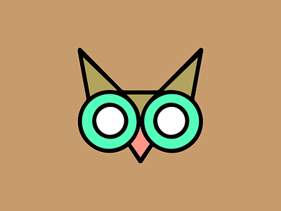 Client Mark - Owl Logo brand logo mint owl
