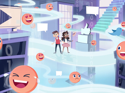 Bravehearts 'Join the Dots' 2d animation character children design kids social