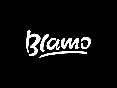 Blamo lettering