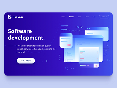 Software development page