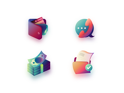 Gradient logos