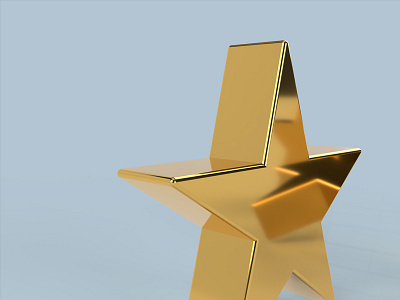 3d star render 3d 3d art brand branding design render star